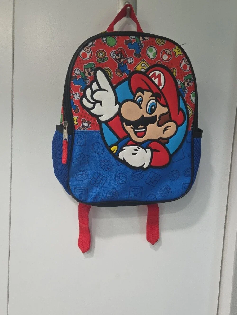Nintendo Mario Kids Backpack - Red, Blue